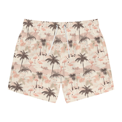 Palm Trees and Flamingos