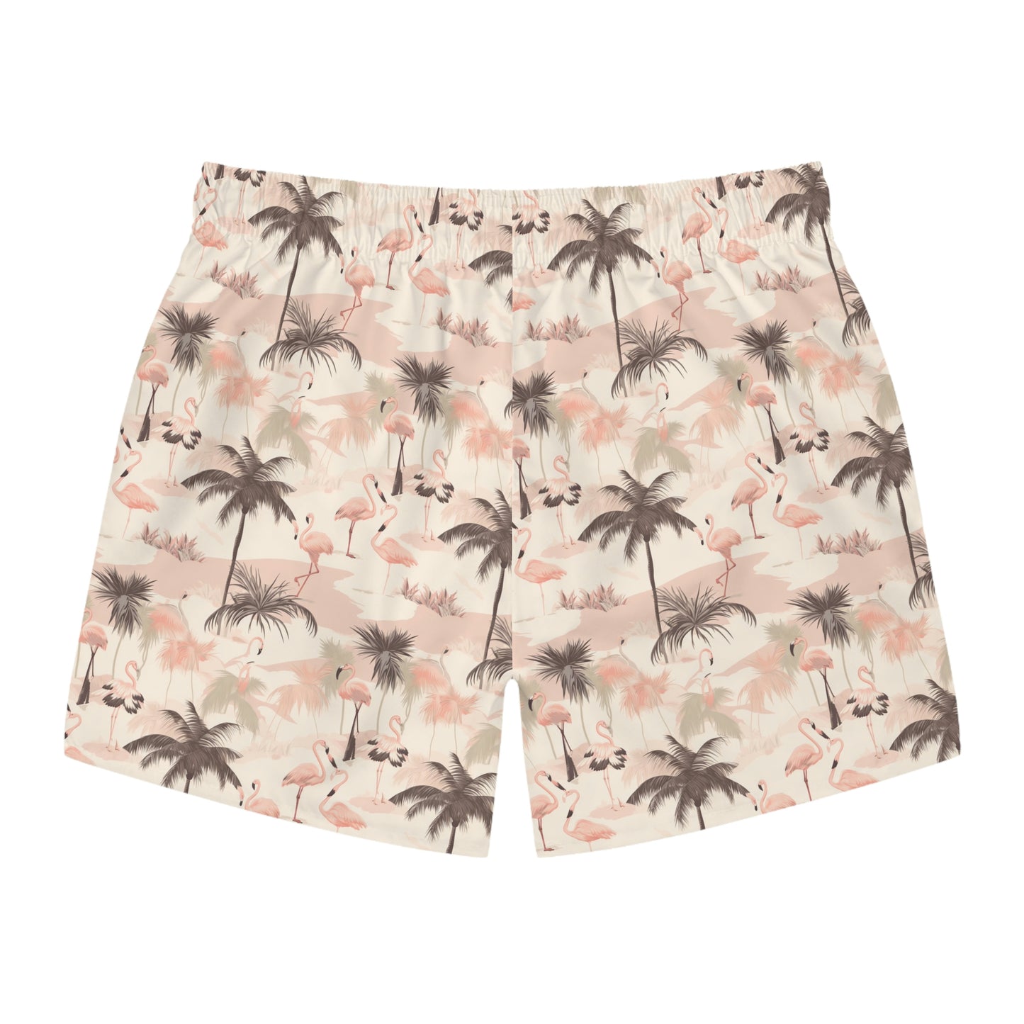 Palm Trees and Flamingos