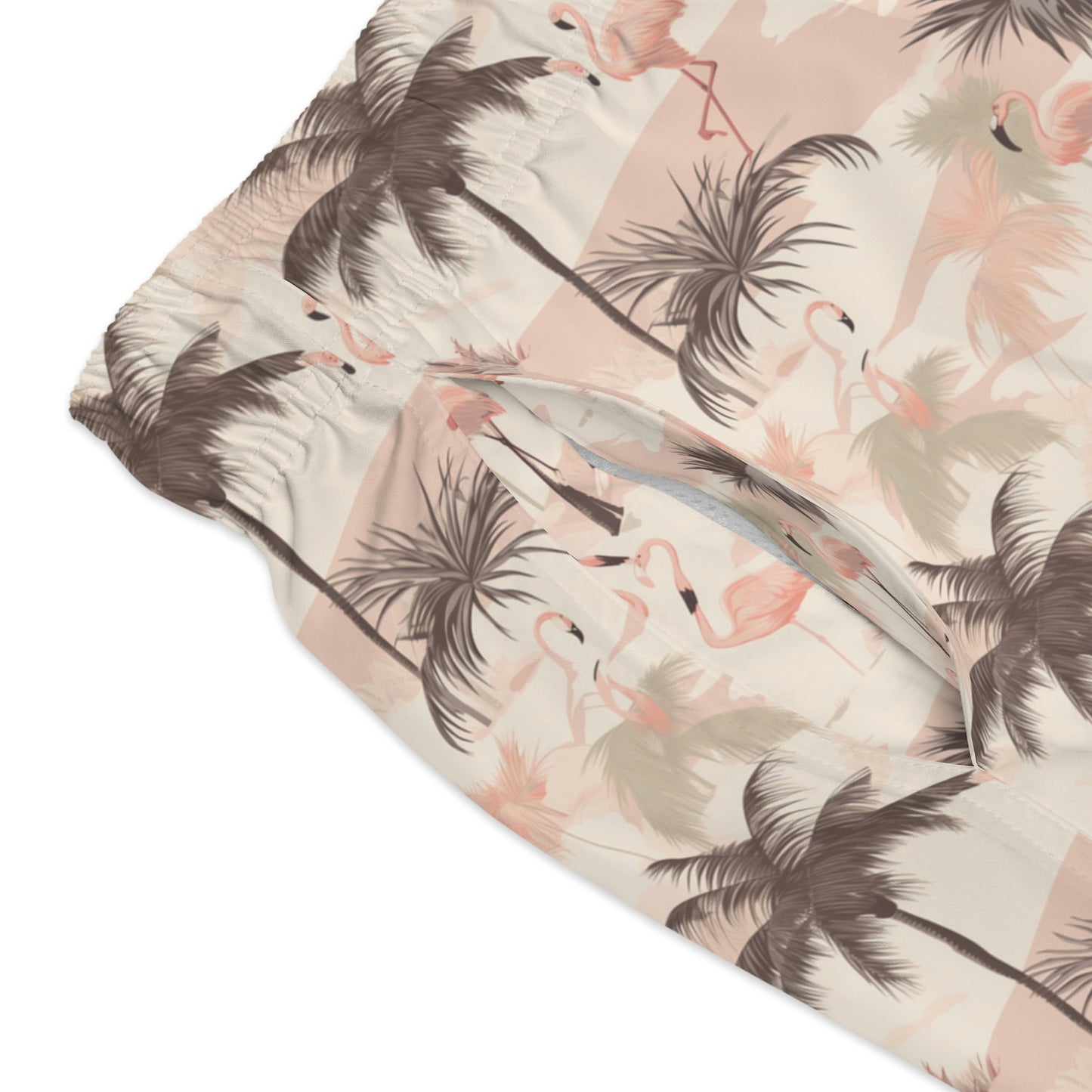 Palm Trees and Flamingos